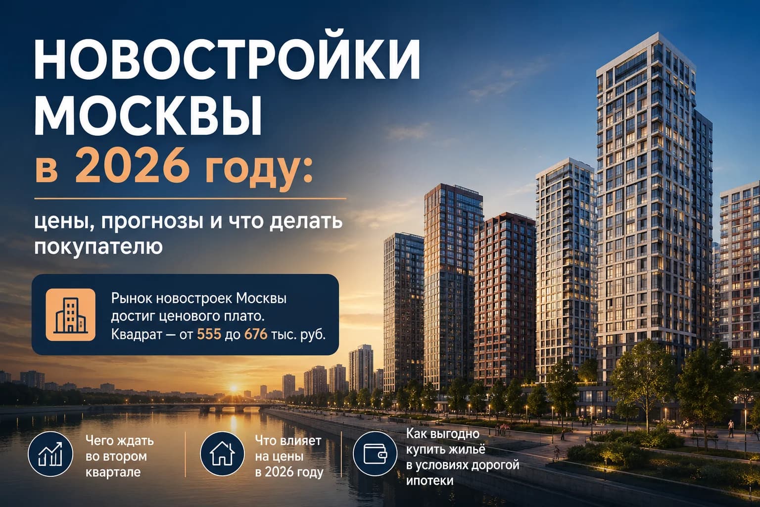 Новостройки Москвы в 2026 году: цены, прогнозы и что делать покупателю